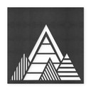 MDF - Dekoracja drewniana - Geometryczne góry