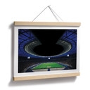 Poster Hertha BSC - Volles Olympiastadion bei Nacht