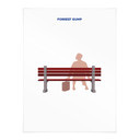 Plakat filmowy inspirowany filmem "Forrest Gump" - Gomes