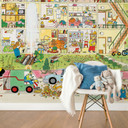 Fototapet - Wimmel - Hus i efteråret
