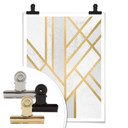 Plakat Fredriksson - Art Deco: Złota geometria
