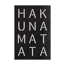 Obraz dekoracyjny szkło akrylowe - tablica Hakuna Matata