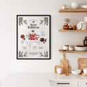 Poster Heiße Schokolade Rezept