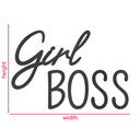 napis 3D MDF - Girl Boss