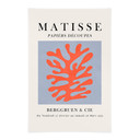 Affiche textile Corail abstrait, style Matisse - Costa