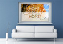 Dekoracja okna Home Sweet Home