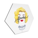 Hexagone - alu-Dibond Tohmé - Flawless Marilyn