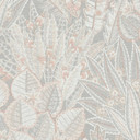Non-woven tapet med naturinspiration i jordfarver - botanisk mønster i creme beige grå