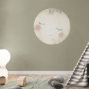 Sovende måne Wallsticker