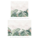 Jungle Leaves Green Watercolour | Fototapeta dżungla - Bloomery Decor