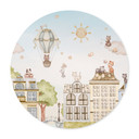 Poster Chats sur les Toits - Oliver Robins - Rond