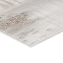 Acrylglas afbeelding Bos bij het meer in mist in beige - Ms Tiff