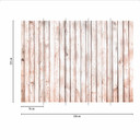 Wood1 träpaneler Fototapet i beige brun - non-woven Fototapet Designwalls 2 - 2,55 x 3,5 m