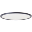 Aufbaupaneel Claire, schwarz, Ø 42 cm, Innenleuchte, Neutralweiß