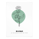 Personalisierbares Poster Monatsblume Juni