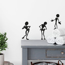 Sticker mural - Colocataires