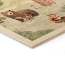 Houten Wanddecoratie Dieren Brandweer in het Bos - Oliver Robins