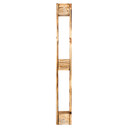 Wand Flaschenregal aus Kiefernholz - 14x110 cm