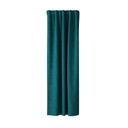 Homing Samtvorhang mit verdeckten Schlaufen Velia petrol -  2,45 x 1,4 m