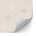 Samoprzylepny panel ścienny do kuchni Abstrakcyjne półkola w delikatnym beżu - Bloomery Decor
