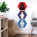 Hexagon - Alu-Dibond Gomes - Darth Vader