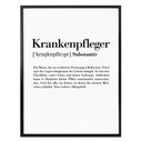 Poster Grammatik - Krankenpfleger