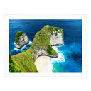 Plakat skalistego wybrzeża Nusa Penida - Hugonnard