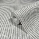 grafisk tapet, non-woven tapet Flora grå