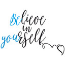 Wallsticker - Believe in yourself 02