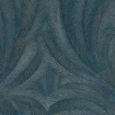 Papier peint à motifs de feuilles Elysium turquoise