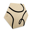 Hexagone - Bois 1X Studio - Abstraction curviligne