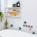 Wallsticker Klinke deko: Søstjerne