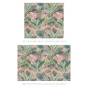 Fototapeta tropikalne liście w dżungli różowa - Bloomery Decor