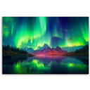 Canvasbillede, Grønt himmellandskab