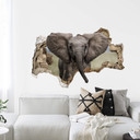 3D Wallsticker van Duijn - Babyelefant