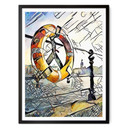 Plakat Zamart - Kandinsky spotyka Hamburg w porcie