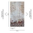 Livingwalls Metropolitan stories THE WALL - tapet med steneffekt