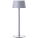 Tischleuchte Outy, grau, 12,5 x 30 cm, Metall Outdoor Tischleuchte