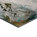 Panorama-vægmaleri Adagio i hvid - Fedrau – print på aluminium (Alu-Dibond)