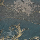 A.S. Création History of Art Papier peint baroque Bleu, Argent