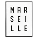 Plakat - Typografia Marsylii