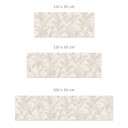Stænkplade til køkken Urban Jungle tropiske blade creme - Bloomery Decor