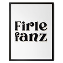 Typografie Poster Firlefanz