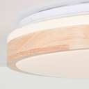 Deckenleuchte Cleo, beige, Ø 39 cm, Holz Lampe