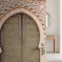 Folia na drzwi Moroccan Door - Sisi & Seb - Samoprzylepna dekoracja na drzwi