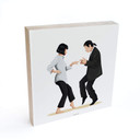 Billede af træ til at sætte op - Tohmé - Pulp Fiction - 15x15 cm