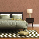 fleecetapet i raffia-look rosaguld - tekstureret metallic tapet