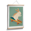 Plakat Treechild - Uroczy króliczek na deskorolce