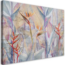 Canvasbillede, Pastelfarvede planter
