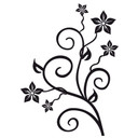 Sticker mural - Fleur Étoilée